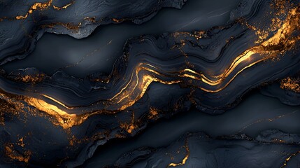 Fototapeta premium Dark gold marble texture, luxury background, elegant design, interior decor
