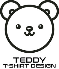 Obraz premium Teddy Vector T Shirt Design