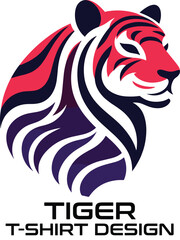 Tiger Vector T Shirt Design