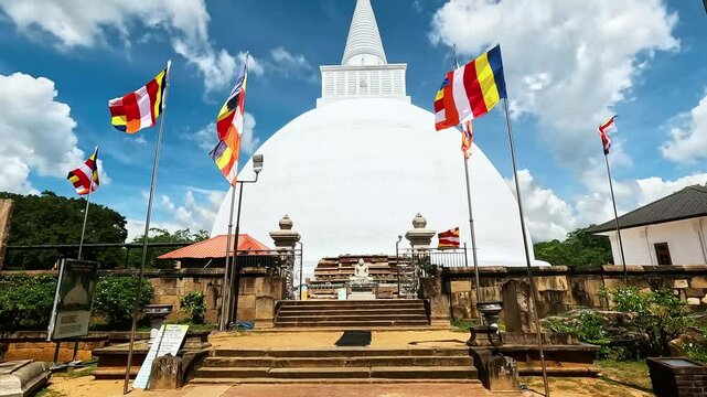 Mirisaweti Stupa, ancient city of Anuradhapura, Sri Lanka