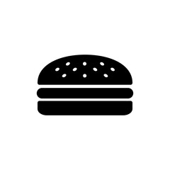 Burger icon vector illustration. burger sign and symbol. hamburger