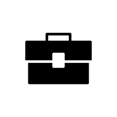 Briefcase icon vector illustration. suitcase sign and symbol. luggage symbol.