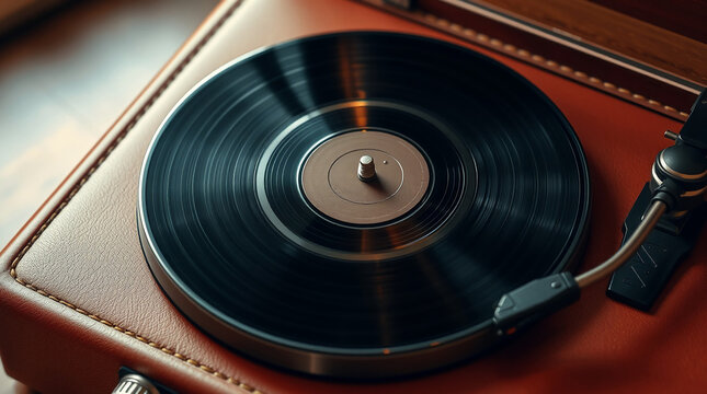 old record player