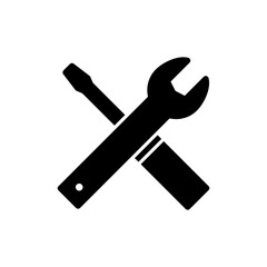Repair tools icon vector illustration. tool sign and symbol. setting icon. Wrench and screwdriver. Service