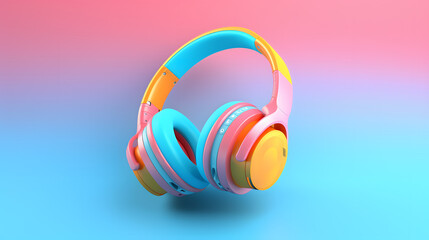 Headphones Accessories isometric 3D