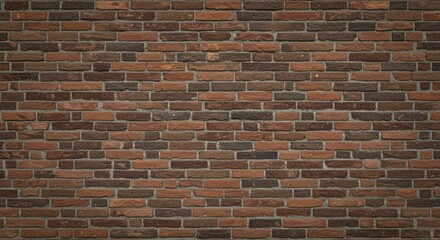 seamless pattern of an old brick wall, with the texture and colors of aged red bricks