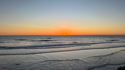 Atardecer en la playa