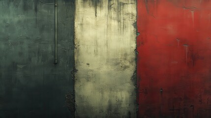 Obraz premium Grunge wall, red, white, grey, urban texture, background