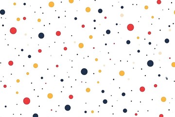 Abstract Composition of Randomly Distributed Circles