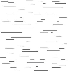 Texture in the form of horizontal stripes of different lengths. Objects have shadows.