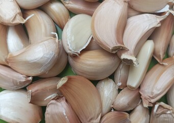 close up of garlic