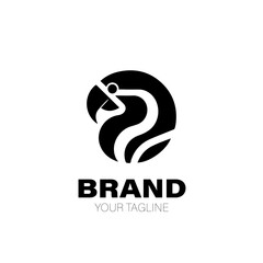 Macaw Logo. Macaw Logo Design. Macaw Logo Brand. Macaw Logo Vector Design Isolated on White Background