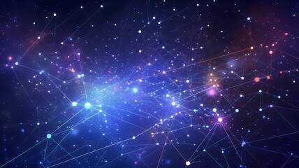 Fototapeta premium Interconnected data networks driving seamless digital integration.