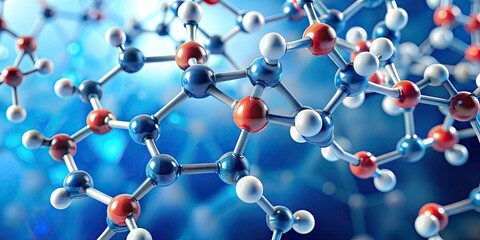 Oxytocin Molecule 3D Render, Hormone Structure, Love Hormone, Bonding, Social Behavior, Neurotransmitter, Peptide, Chemical Compound, Molecular Biology, Biochemistry Illustration