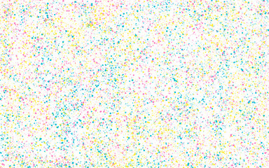 abstract background with colorful confetti. Tiny dots, splashes in transparent PNG