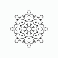 abstract floral ornament