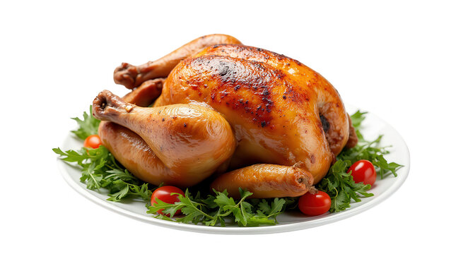 frango inteiro assado com pele perfeitamente crocante