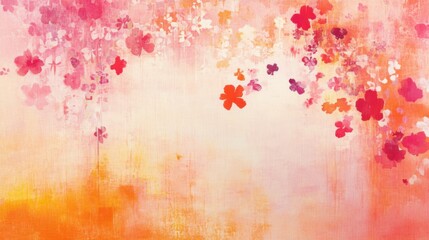 Abstract floral art vibrant spring blooms in nature's garden aesthetic