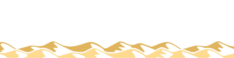 Desert silhouette background vector, nature, landscape, and wilderness themes. Perfect for wallpapers, posters