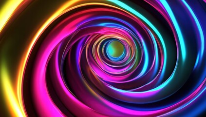 Obraz premium Abstract Swirling Colors