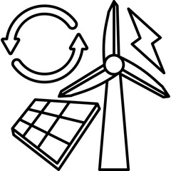 Renewable Energy Icon