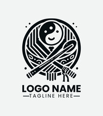 Japanese Fish Shaped Pastry Logo