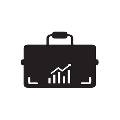 Briefcase Icon vector design. Easily editable. portfolio symbol. Business briefcase icon design.