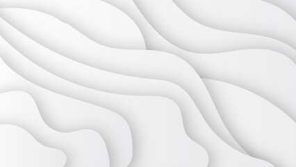 Paper cut style white background