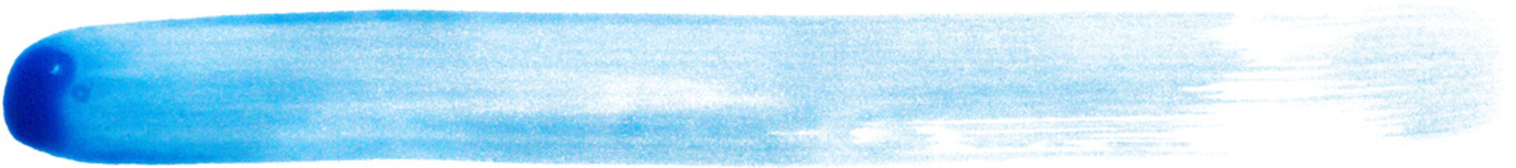 Obraz premium blue brush stroke isolated on white background