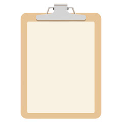Clipboard minimal stationery letterbox vector