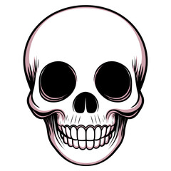Skull art graphic design vector