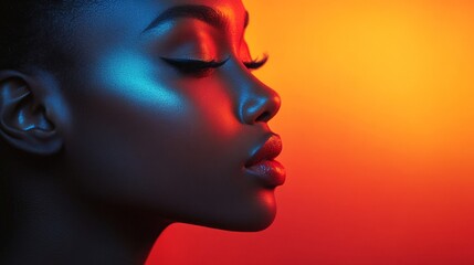 Colorful abstract representation of multiracial unity, symbolizing diversity and harmony in a minimal composition