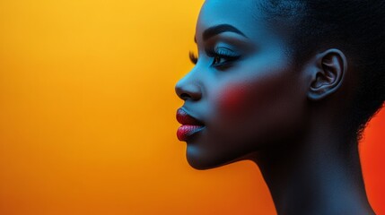 Colorful abstract representation of multiracial unity, symbolizing diversity and harmony in a minimal composition