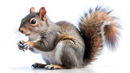 Grey Squirrel Studio Shot