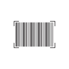 Barcode, code icon.vector flat simple illustration for web and app..eps