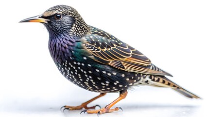 Common Starling Bird Portrait