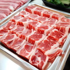 raw pork chops