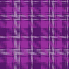 Purple Plaid check pattern Pattern. Seamless vector pattern. Perfect for textile or print design. Vector illustration.