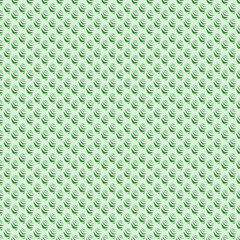 Green Leaf-Inspired Seamless Pattern on Light Background