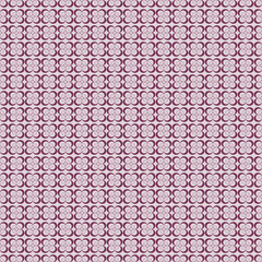 Seamless Floral Geometric Pattern in Purple and Soft Lilac Tones