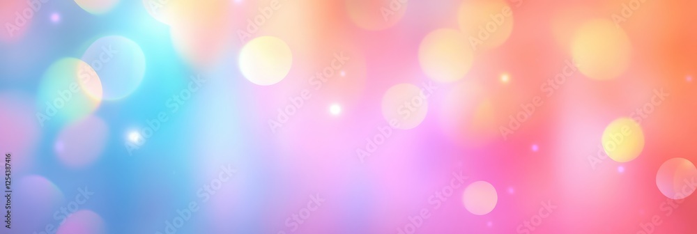 Aufkleber abstract pastel holographic blurred grainy gradient background texture. colorful digital grain soft 