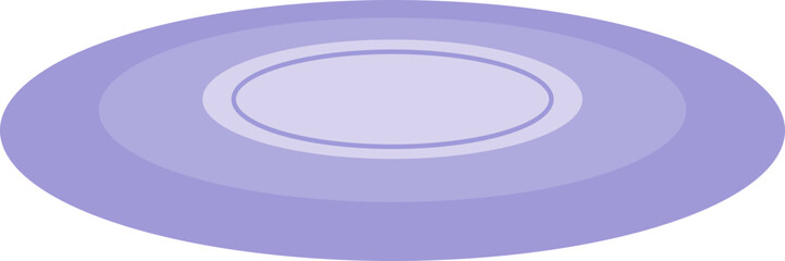 Simple circle carpet