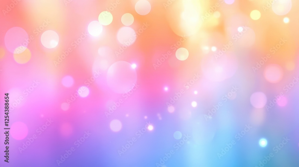 Aufkleber abstract pastel holographic blurred grainy gradient background texture. colorful digital grain soft 