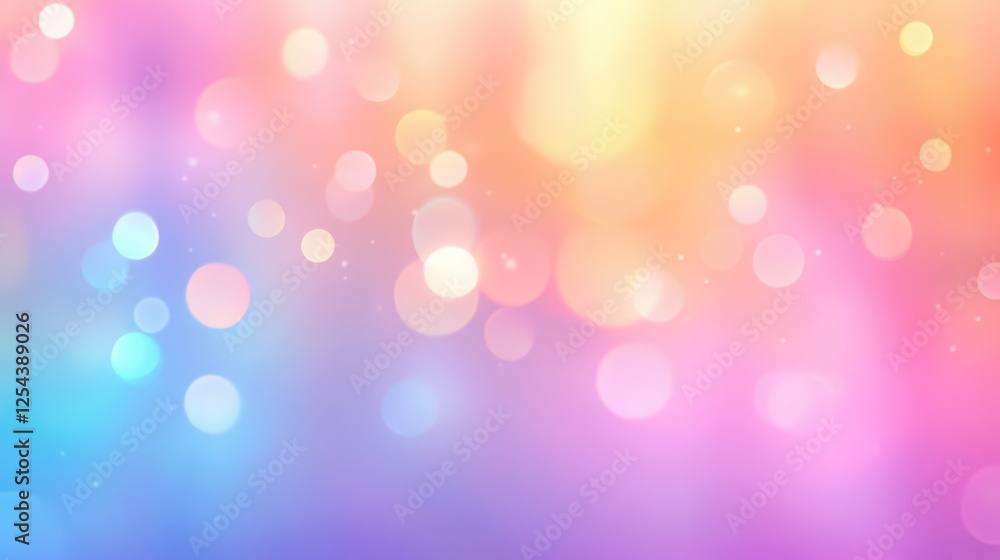 Aufkleber abstract pastel holographic blurred grainy gradient background texture. colorful digital grain soft 