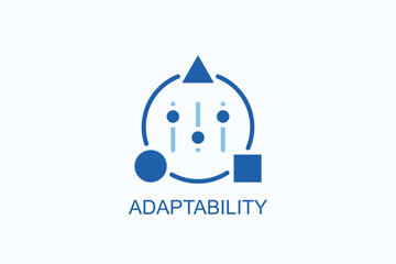 Adaptability Icon Or Logo Isolated Illustration