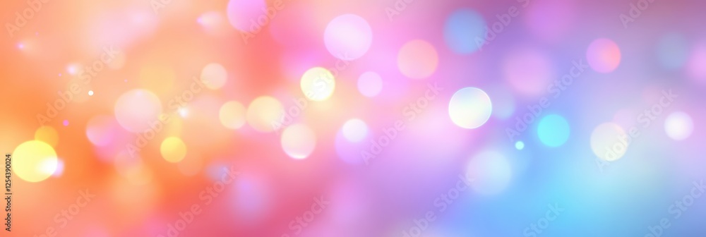 Aufkleber abstract pastel holographic blurred grainy gradient background texture. colorful digital grain soft 