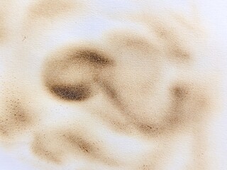 close up of burnt paper
