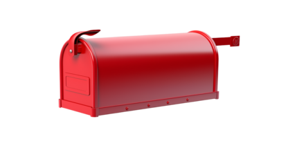 Classic Red Mailbox Exterior Design Element