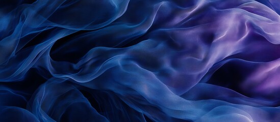 Fototapeta premium Abstract blue and purple fabric texture.