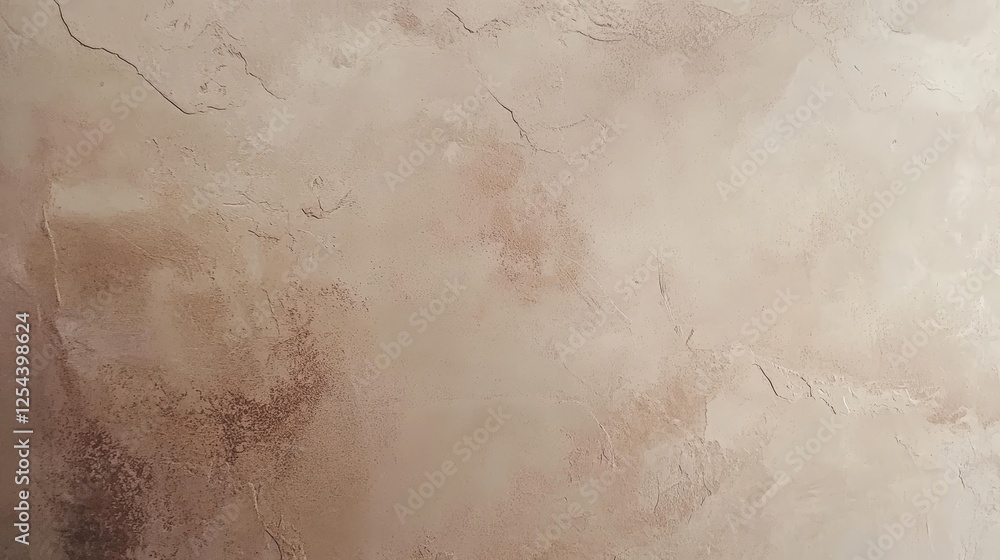 Poster decorative taupe wall texture featuring venetian plaster with subtle variations in color and depth f